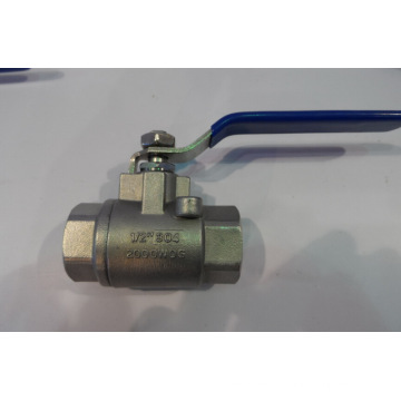 1/2"Ball Valve Two-Pieces Stainless Steel 2000wog
